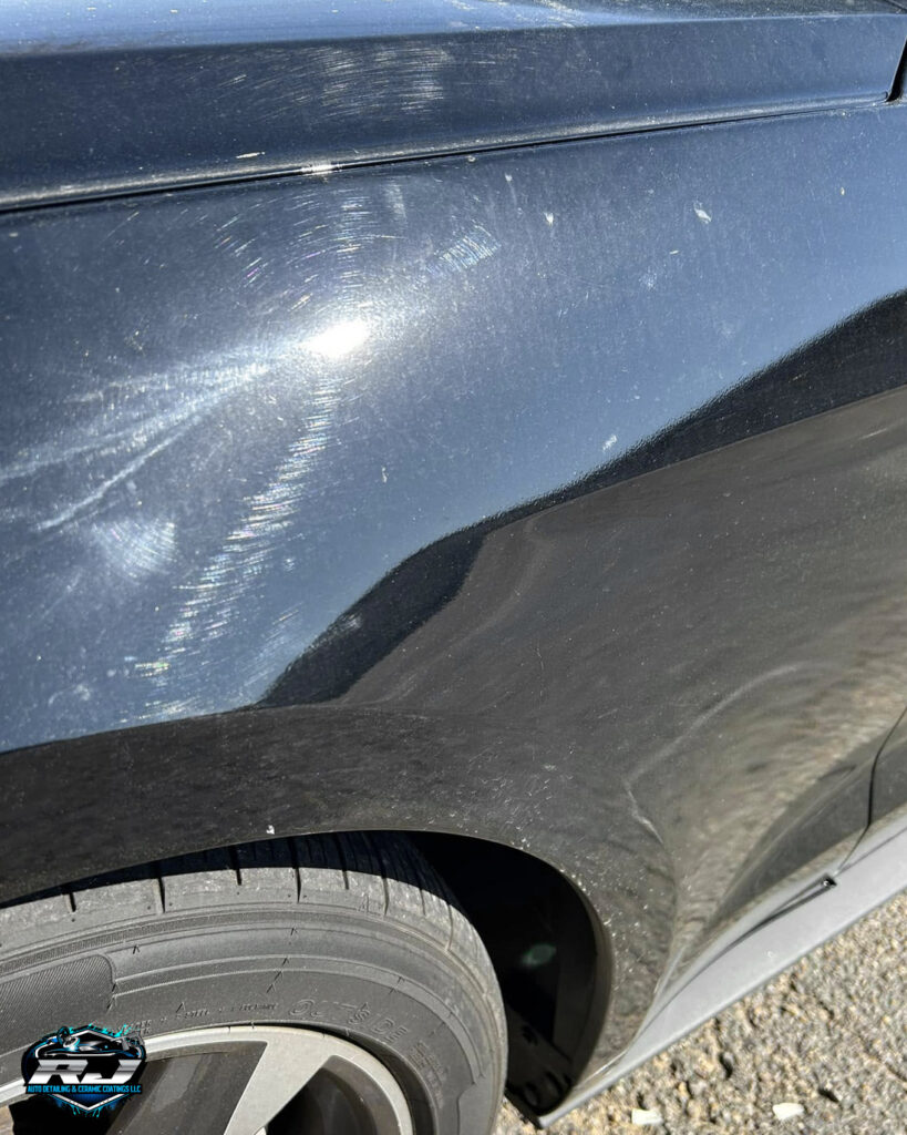 2018 Mustang GT Ceramic Coating - Front Fender Scratched Up