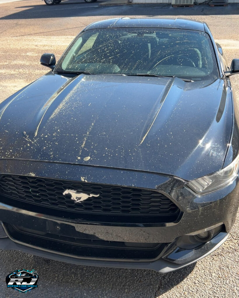 2018 Mustang GT Ceramic Coating - Hood Dirty