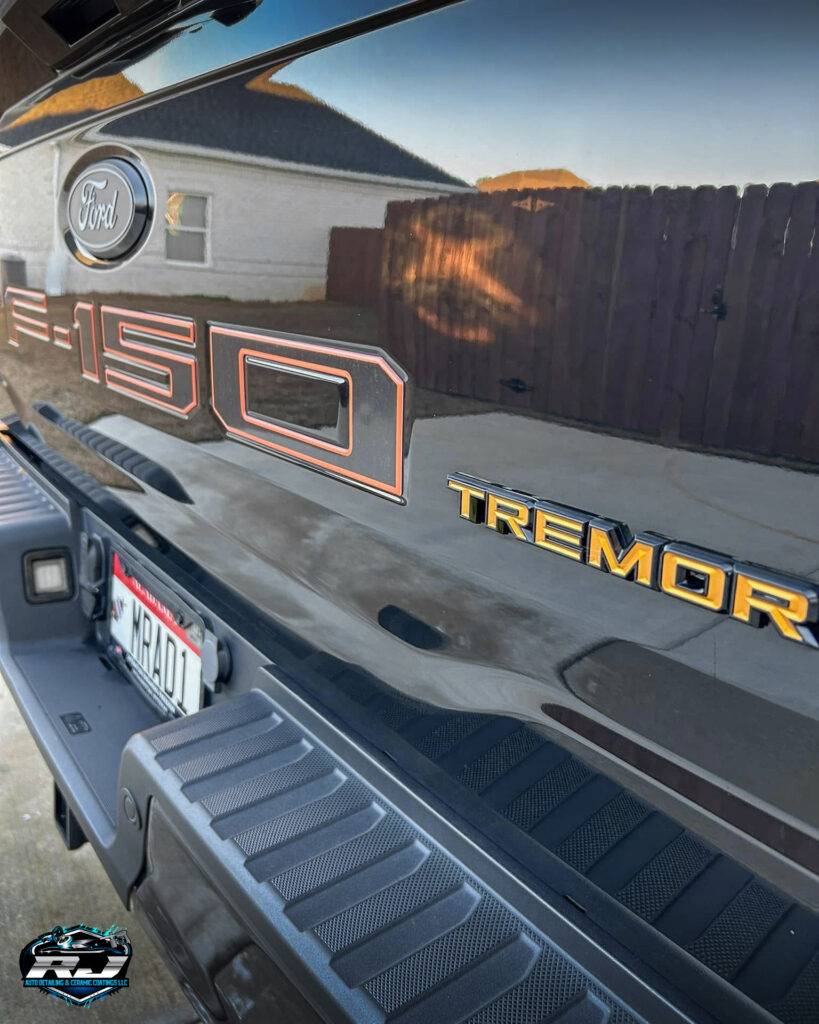 2022 Ford F150 Tremor Auto Detailing - Clean Truck Bed Gate