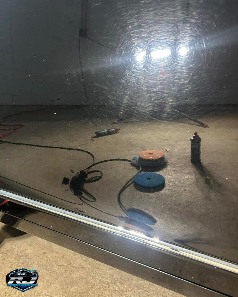 2024 Ford Mustang GT Black - Ceramic Coating - Door with Scratches