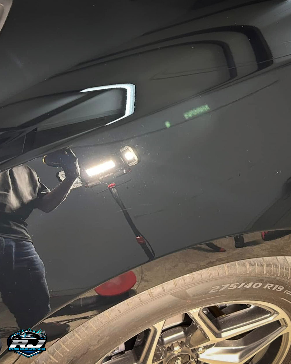 2024 Ford Mustang GT Black - Ceramic Coating - Fender Shine