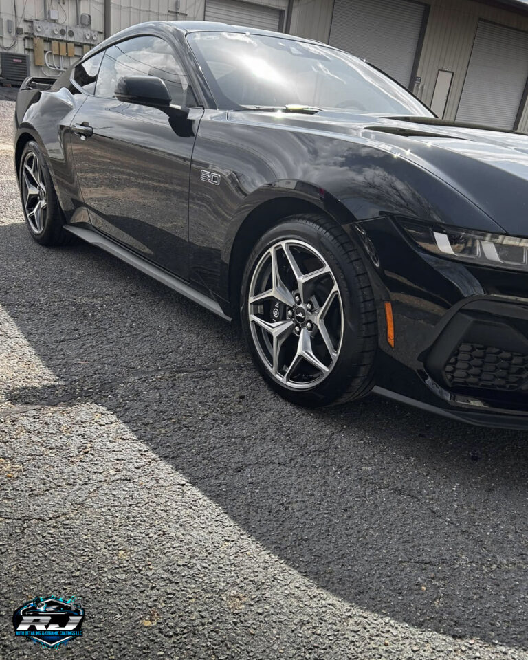 2024 Ford Mustang GT Black - Ceramic Coating - Passenger Side Shine